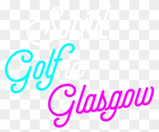 Social Crazy Golf In Glasgow - Calligraphy Clipart