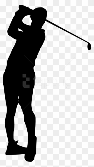 Free Png Golfer Silhouette Png Images Transparent - Golfer Silhouette Transparent Background Clipart