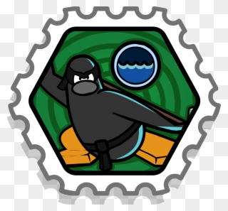 Water Ninja Stamp - Club Penguin's Hardest Stamps Clipart