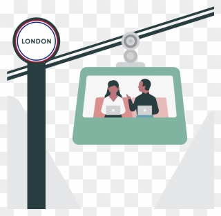 Accelerate Your Upgrade To London - Illustration Clipart