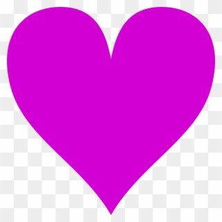 Card Coeur Vector Clipart - Pink And Purple Heart - Png Download