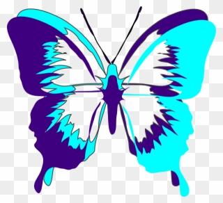 Small Butterfly Clip Art Free - Butterfly Silhouette Clip Art - Png Download