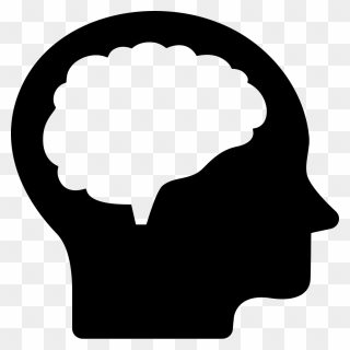 Cwm Vannes Picto Cerveau - Brain In Head Icon Clipart