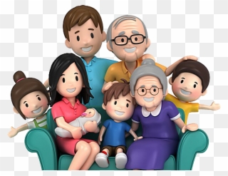 Cartoon Family Pic - Cartoon Family Group Happy Family Clipart