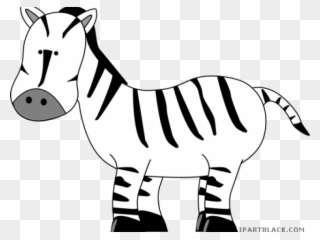 Zebra Clipart File - Zebra Clipart Black And White - Png Download