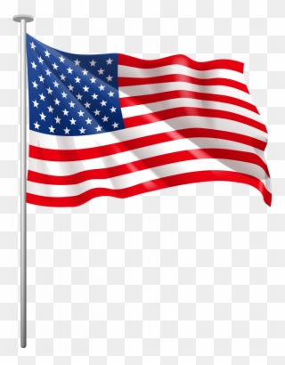 Download Us Flag Images Clip Art - Transparent American Flag Clip Art - Png Download