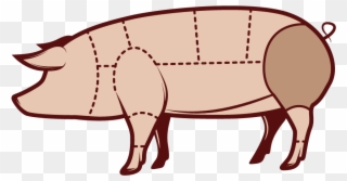 Baby Back Ribs Pig Clipart