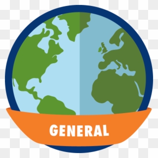General Badge Final - High Resolution World Map Gray Clipart