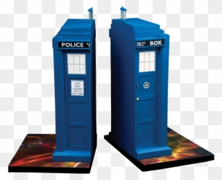 Doctor Who Tardis Set Transparent Background - Tardis Bookend Clipart