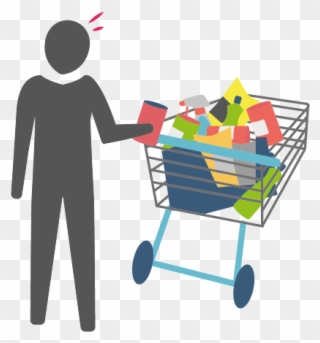 All These Illustrations Were Made In Collaboration - Shopping Cart Clipart