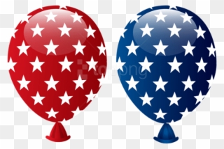 Free Png Download Usa Balloons Decoration Png Images - 4th Of July Balloons Clipart Transparent Png