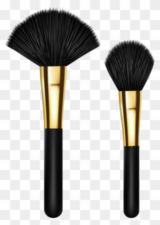 Face Brushes Transparent Image - Makeup Brushes Clipart