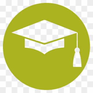 Training & Mentoring - Black Background Graduation Symbol Clipart