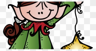 Day 2 Of The Classroom Shelf Elf For - Clipart Melonheadz Elf - Png Download