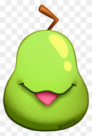 Pear Clipart Bitten - Apple - Png Download