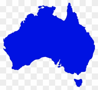 States And The Commonwealth Of Australia Presently - Map Of Australia Clipart