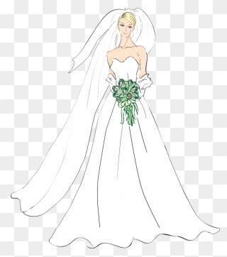 Medium Resolution Of Bridal Good Wedding Bride Clipart - Christian Bride Clipart - Png Download