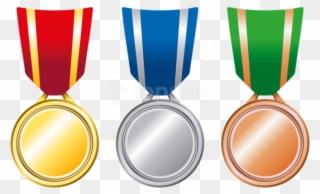 Free Png Download Transparent Gold Silver Bronze Medals - Gold Silver Bronze Medal Png Clipart