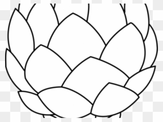 Artichokes Clipart Clip Art - Artichoke Black And White - Png Download