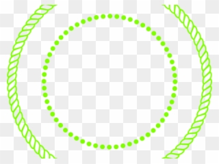 Lime Clipart Black And White - Circle Of Dots Transparent Background - Png Download