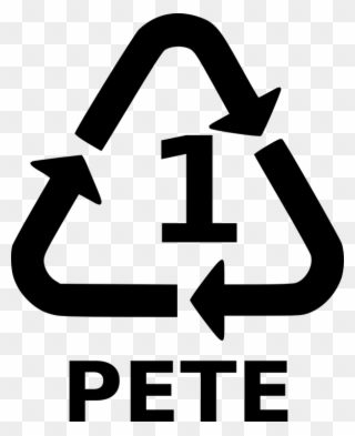 Recycle, Pete, Code, Identification, Plastic - 3 Plastic Clipart