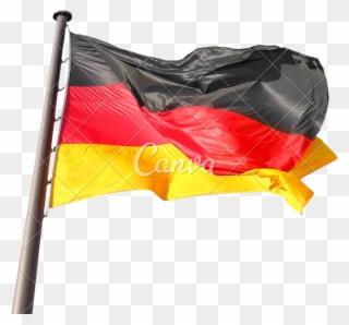 Germany Flag Png Transparent Images - Germany Flag Pole Transparent Clipart
