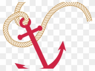 Anchor Clipart Clear Background - Anchor And Rope Png Transparent Png