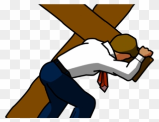 Cross Clipart Person - Carry The Cross - Png Download