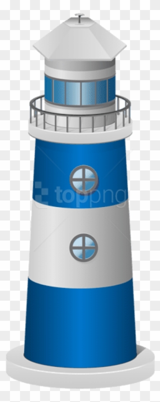 Free Png Download Lighthouse Blue Clipart Png Photo - Portable Network Graphics Transparent Png