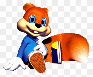 Conker The Squirrel - Conker Bad Fur Day Render Clipart