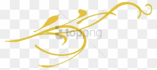 Free Png Download Fancy Line Png Png Images Background - Gold Flowers Clip Art Transparent Png