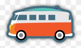 Surf Bus - Model Car Clipart