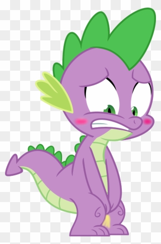 #spikethedragon #cute #embarrassed #wetting - Spike From My Little Pony Naked Clipart