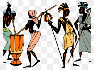 Traditional Costume Clipart Dancing - African Arts - Png Download