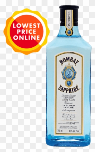 Bombay Sapphire 750ml - Bombay Sapphire London Dry Gin Clipart