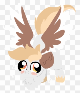 Nootaz, Blushing, Chest Fluff, Cute, Derp, Face Down - Cartoon Clipart