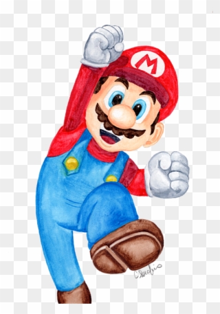 Bleed Area May Not Be Visible - Süper Mario Fan Art Clipart
