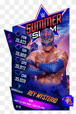 Wwe Supercard Rey Mysterio Png Wwe Supercard Rey Mysterio - Wwe Supercard Ss18 Tier Clipart