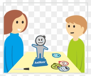 Position Several Emotion Pictograms In Front Of The - Meteo 3 Clipart