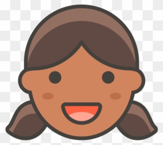 Girl Emoji - Cartoon Girl Mouth Open Clipart