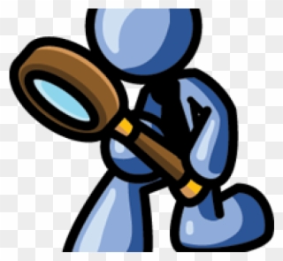 Hiding Clipart Folder - Magnifying Glass Clipart - Png Download