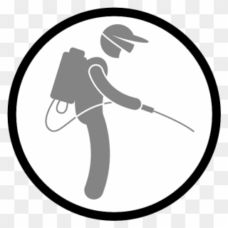 Icon Lawncare - Exterminator Silhouette Clipart