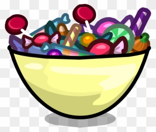 Candy Clipart Bowl Candy - Candy In A Bowl Clip Art - Png Download