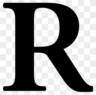 File - Font R - Svg - Wikimedia Commons - Letter R Times New Roman Clipart