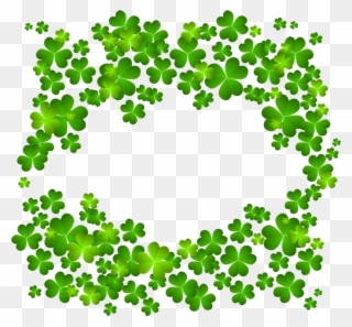 Free Shamrock Clip Art Pictures - Clipart Field Of Clovers - Png Download