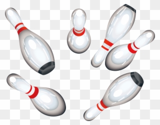 Clip Art Transparent Download Bowling Pins Clipart - Logo Bowling Clip Art Free - Png Download