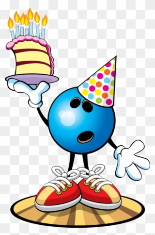 Happy Birthday Bowling Theme Clipart