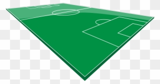 Png Football Field - Campo Da Calcio Stilizzato Clipart