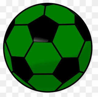 Clipart Ball Green - Pelota De Futbol Para Imprimir - Png Download