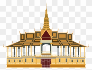 Palace Png Hd - Cambodia Royal Palace Png Clipart